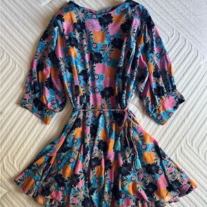 Aakaa Colorful Floral Dress